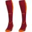 Afbeeldingen van Kousen Lazio wijnrood/fluo oranje
