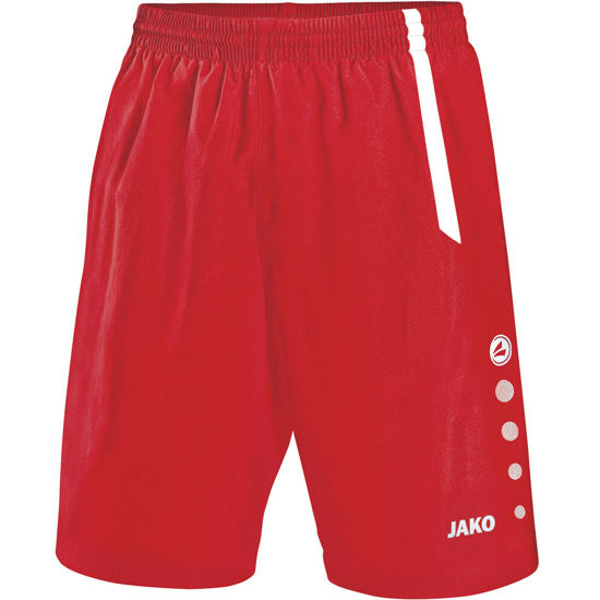 Afbeeldingen van JAKO Short Turin rood/wit (4462/01) - SALE